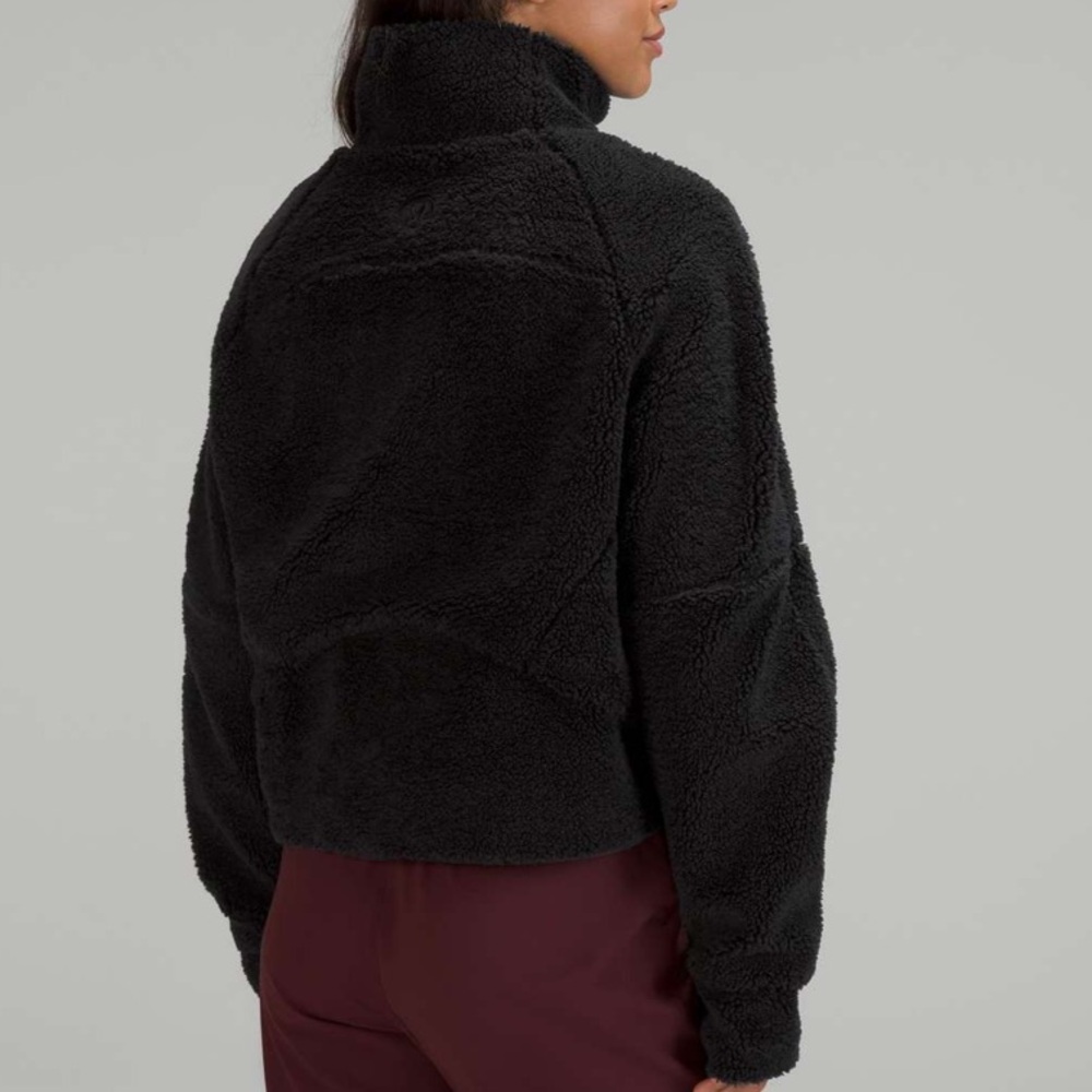 Lululemon‎ | Scuba Oversized Fleece Funnel Neck (Black) - Picture 3 of 8